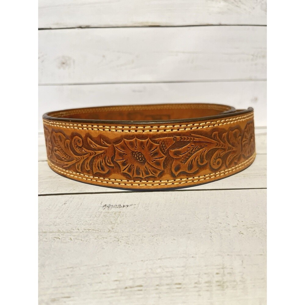 Calling All SHARONs. Ranch Pal Women’s Western Leather Belt Strap No Buckle - Picture 2 of 6